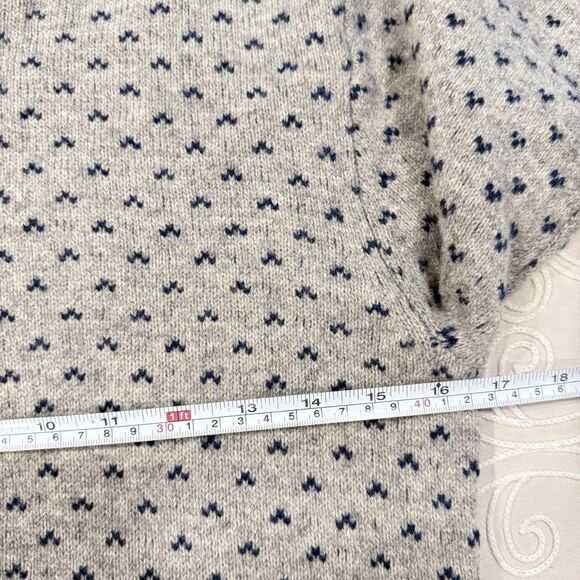 J.crew Lambwool Crewneck Pull On Classic Fit Long Sleeve Sweater Men's Gray XS - Picture 8 of 9